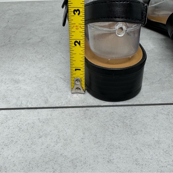 Naturalizer MEESHA Black Leather Buckle Strap Sandals Size 7 - Picture 6 of 10